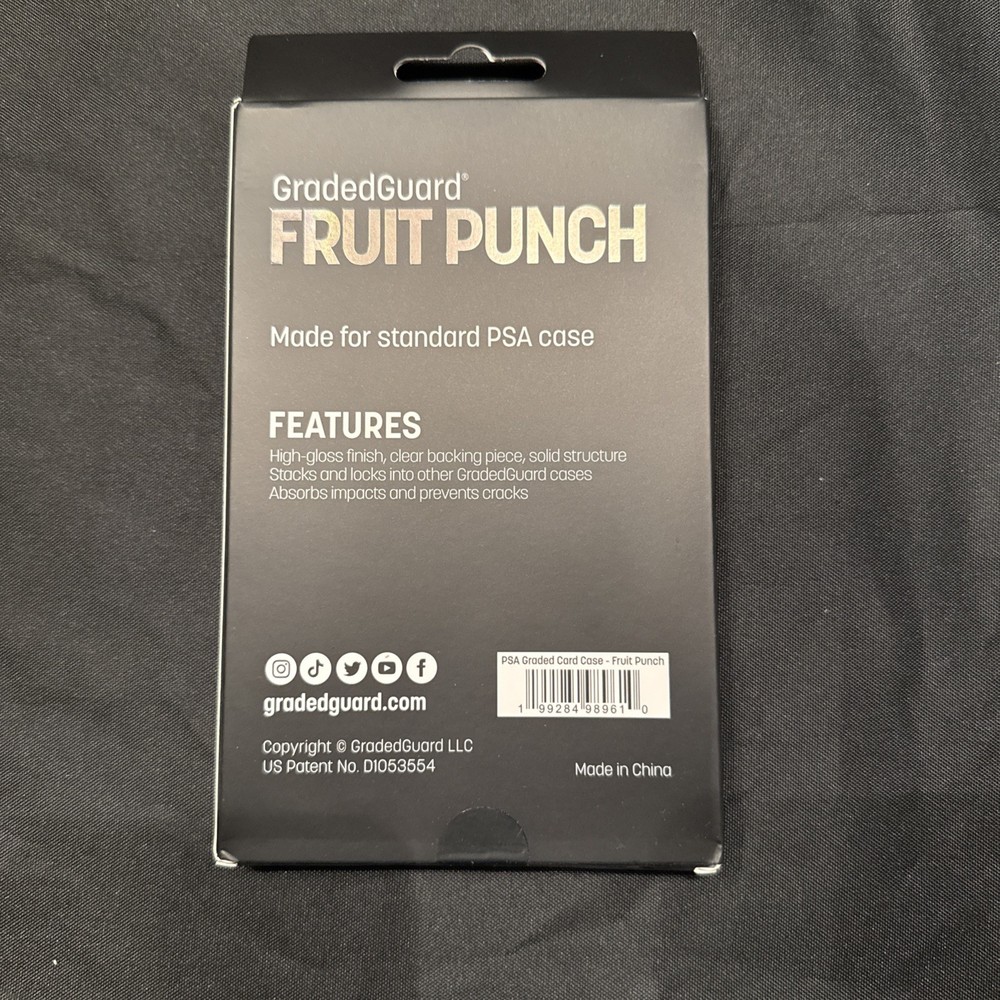 GradedGuard PSA Fruit Punch Graded Guard Card Protector Limited Edition