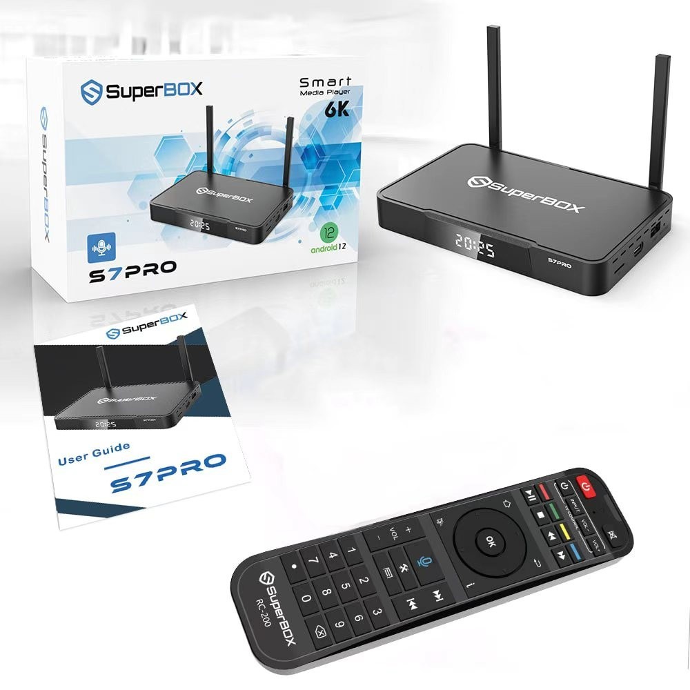 2026 New SuperBox S7 PRO Authorized Distributor Android 12 Ship Same Day