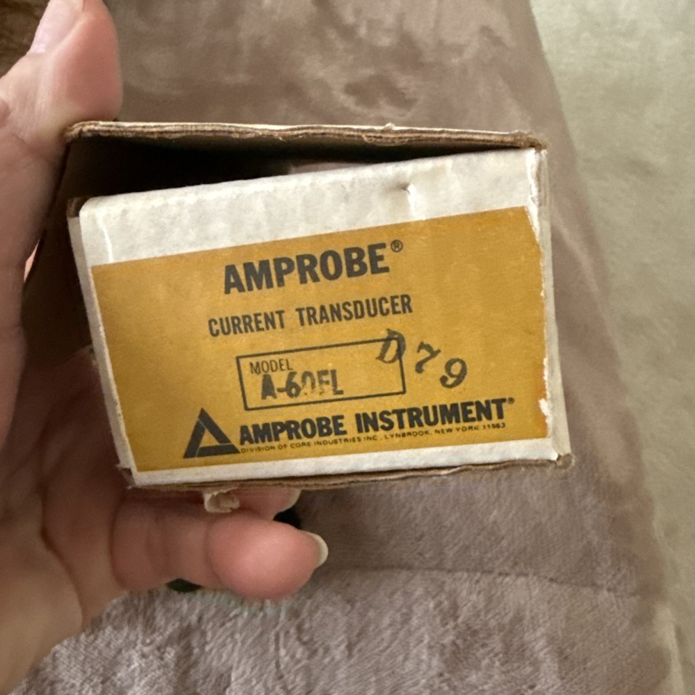 Amprobe A60FL 60CS Current Probe w/ Cables & Case