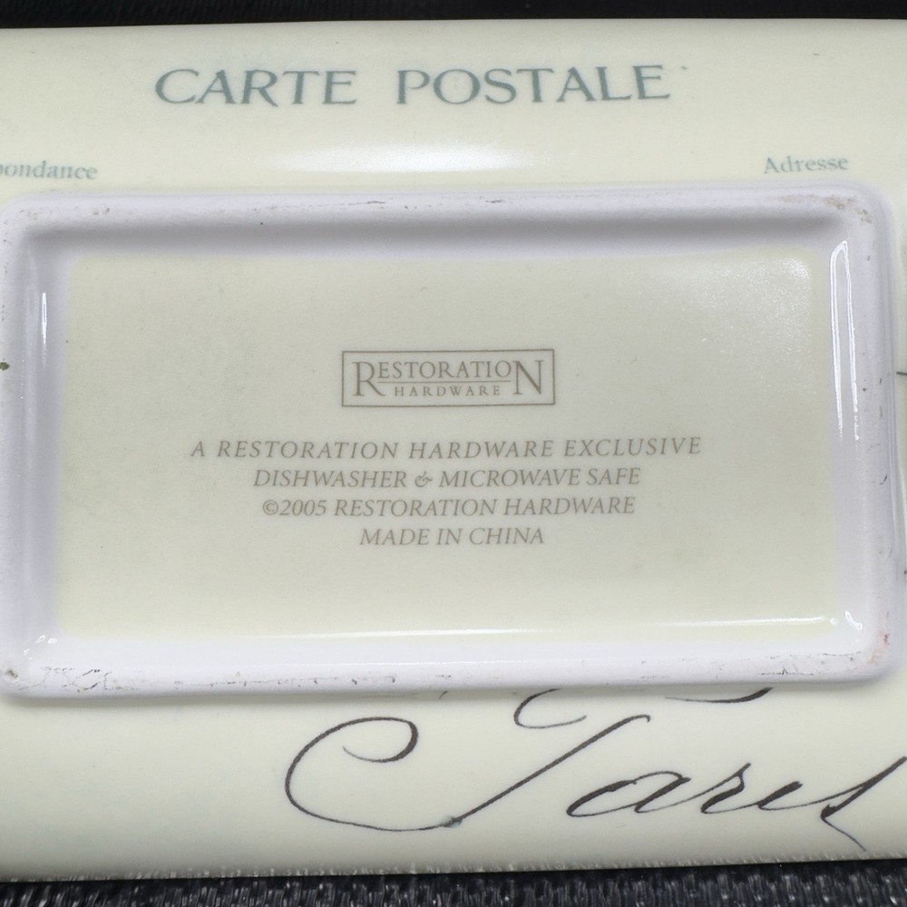 Restoration Hardware Paris Sacré Cœur Basilica Trinket Dish Plate Rectangular