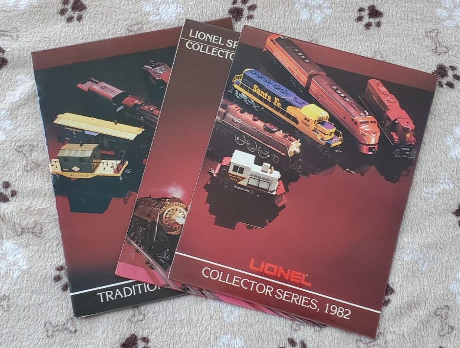 Three 1982 Fundimensions Lionel Trains Catalogs / Brochures