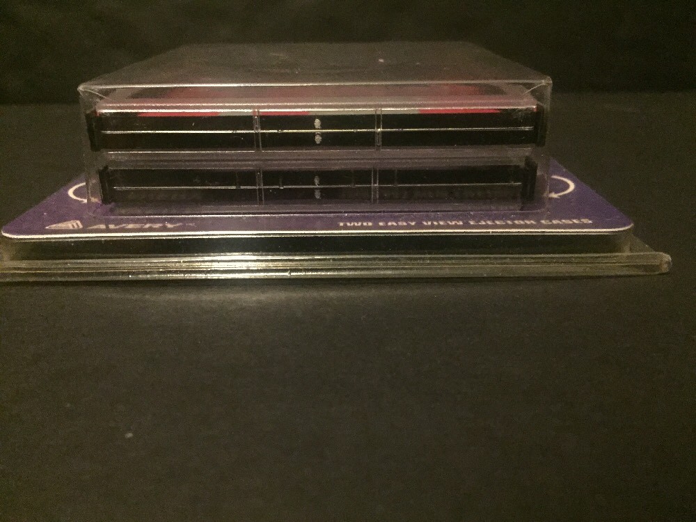 Avery Ejector Case 3.5” Diskette Protective Pop-Up Case 2 Easy View Cases NIP OS