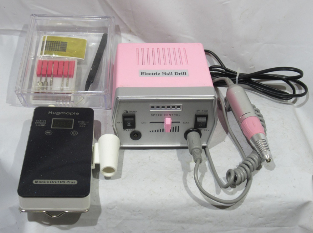Nail Drill Pink Machine With Drill Piece - Hugmaple machine, more stuff