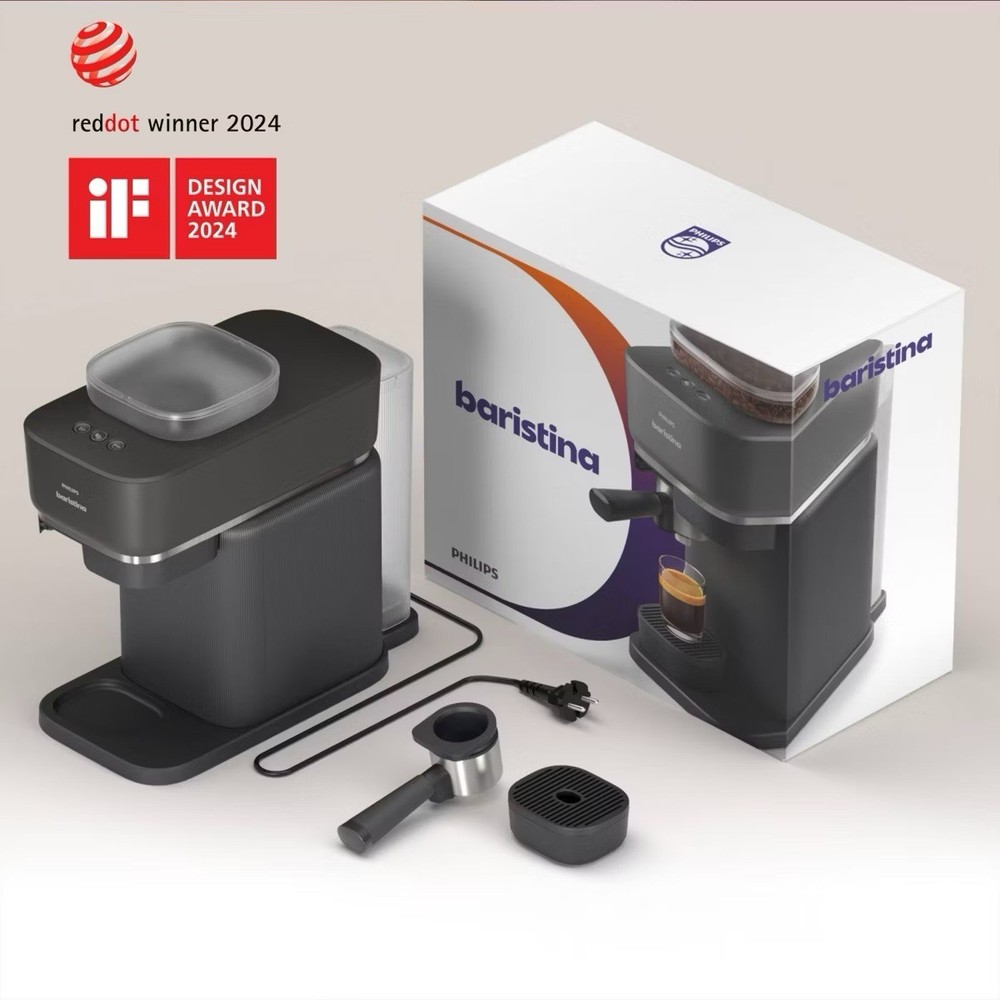 Philips Baristina Automatic Espresso Machine, Black | BAR300/60
