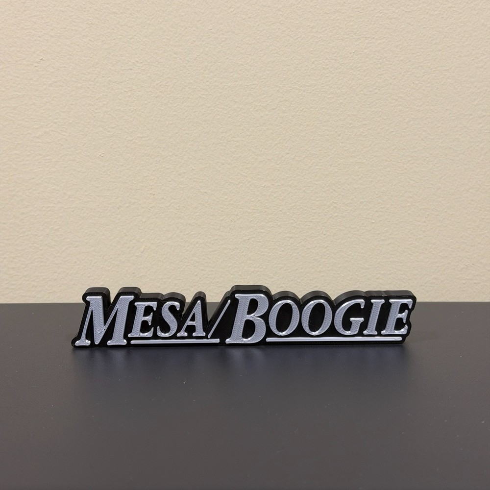 Mesa Boogie decor sign 3D printed display