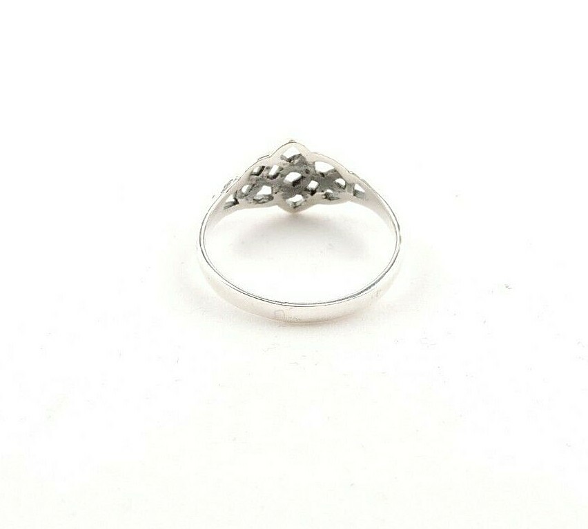 Sterling Silver Celtic Weave Ring - Free Gift Packaging