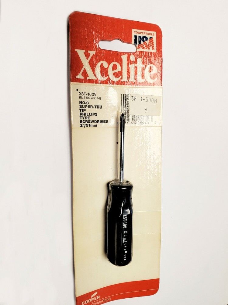 Xcelite XST-100V #0 Philips Screwdriver 3F1-500H  1 pc