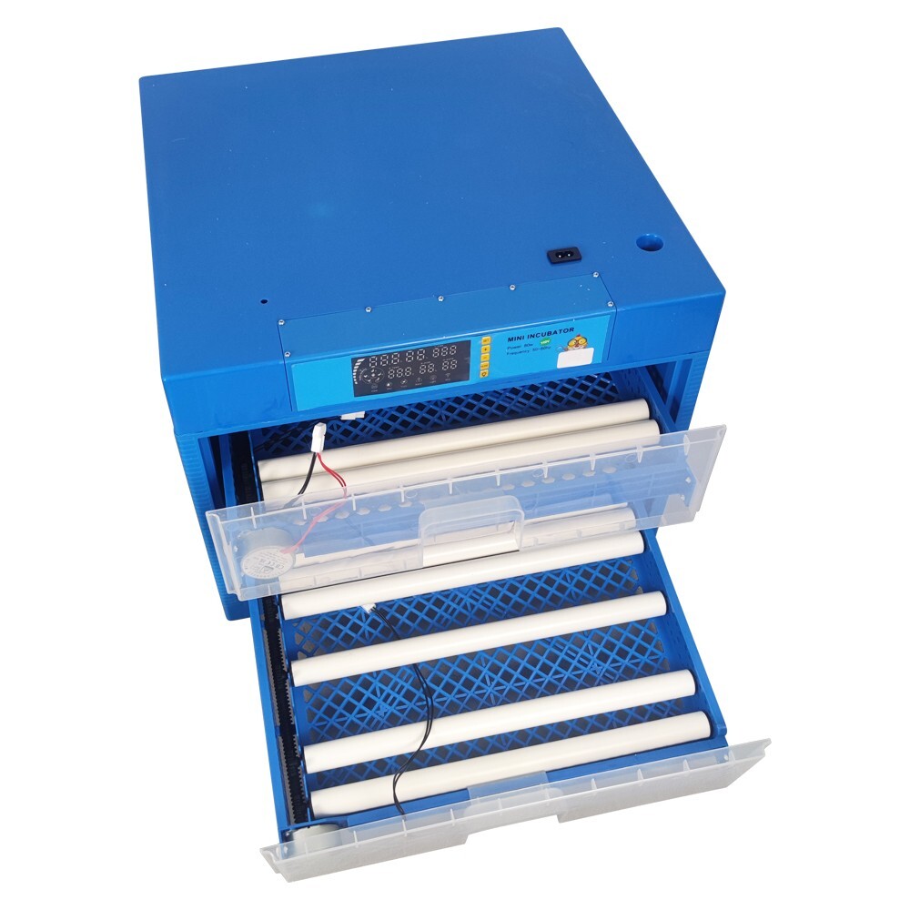 Egg Bird Incubator Automatic 128 Egg Turning Poultry Hatcher Breeder Drawer Type