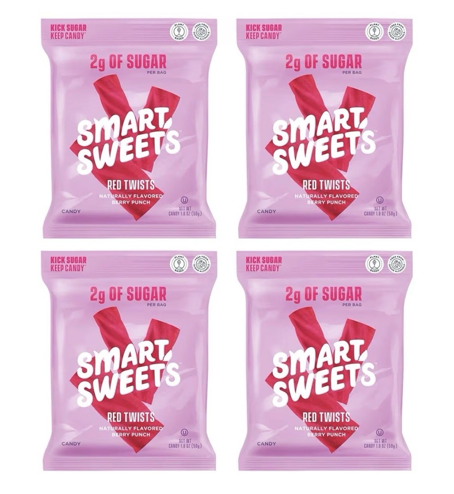 Smart Sweets Red Twists 4 Pack