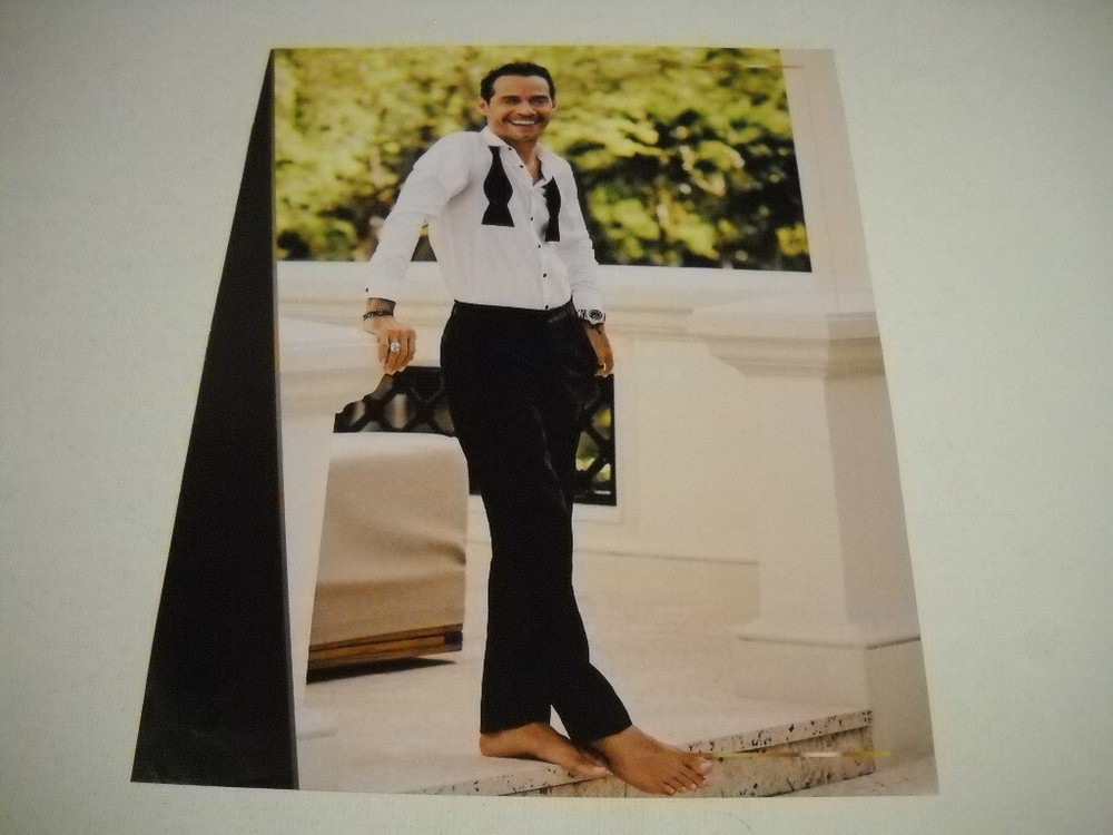 MARC ANTHONY is barefoot and smiling... 2021 Promo Poster Ad
