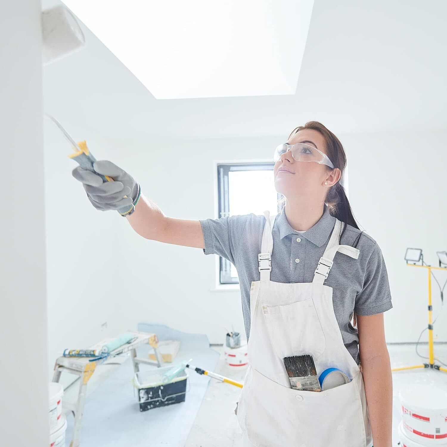 1-100 PAIR PACK Protective Safety Glasses Clear Lens Work UV ANSI Z87 Lot of 12