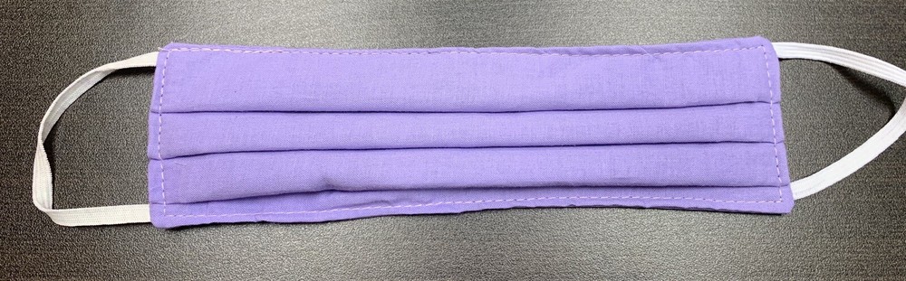 Fabric Reusable Reversible Face MASK Lavender