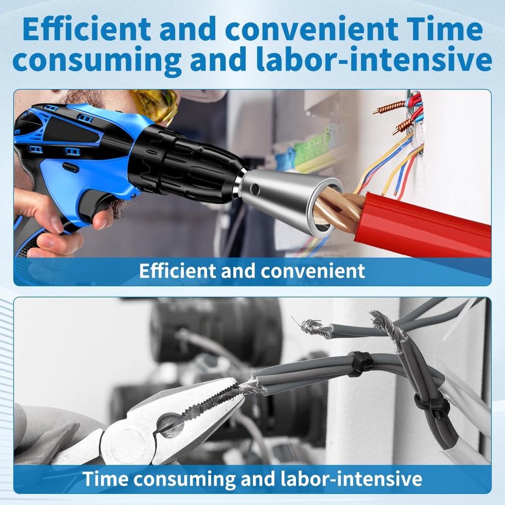 Torcedor de tuercas de cable, herramienta para torcer cables, 3 piezas de torced