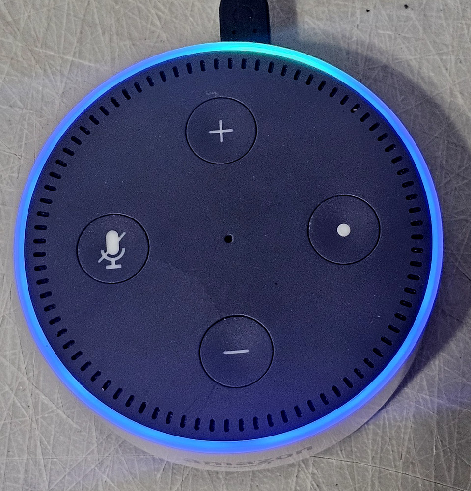 Amazon Echo Dot (2nd Gen) Smart Speaker Alexa EU L-2338 ~ No Cable ~ Untested