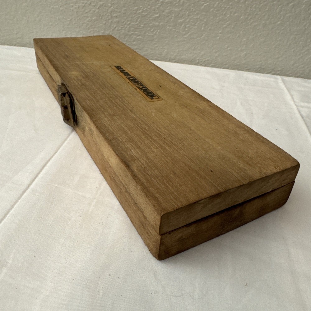 VINTAGE SEARS CRAFTSMAN DEPTH MICROMETER INDICATOR PRECISION MEASURING TOOLS.