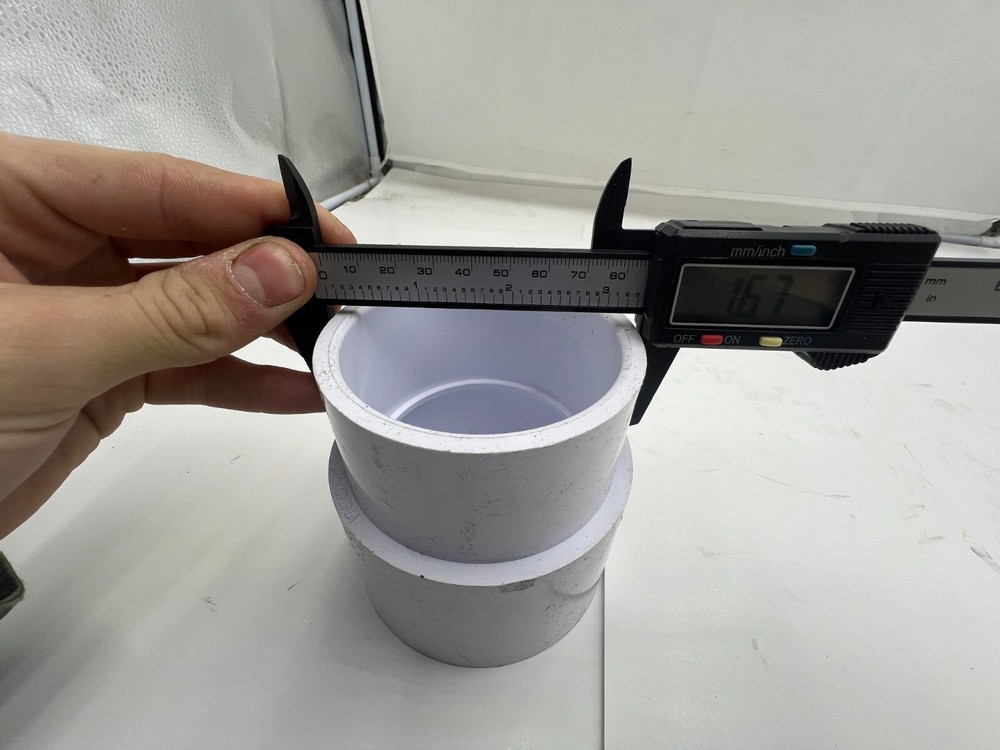 21182-250 CMP 2-1/2In Fitting Extender, 2-1/2In Socket White