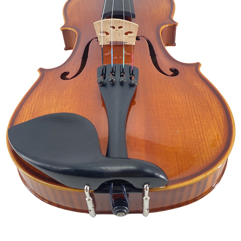 Solid Wood 4/4 Violin tiger pattern Set Full Size Fiddle Kit Handmade with Case