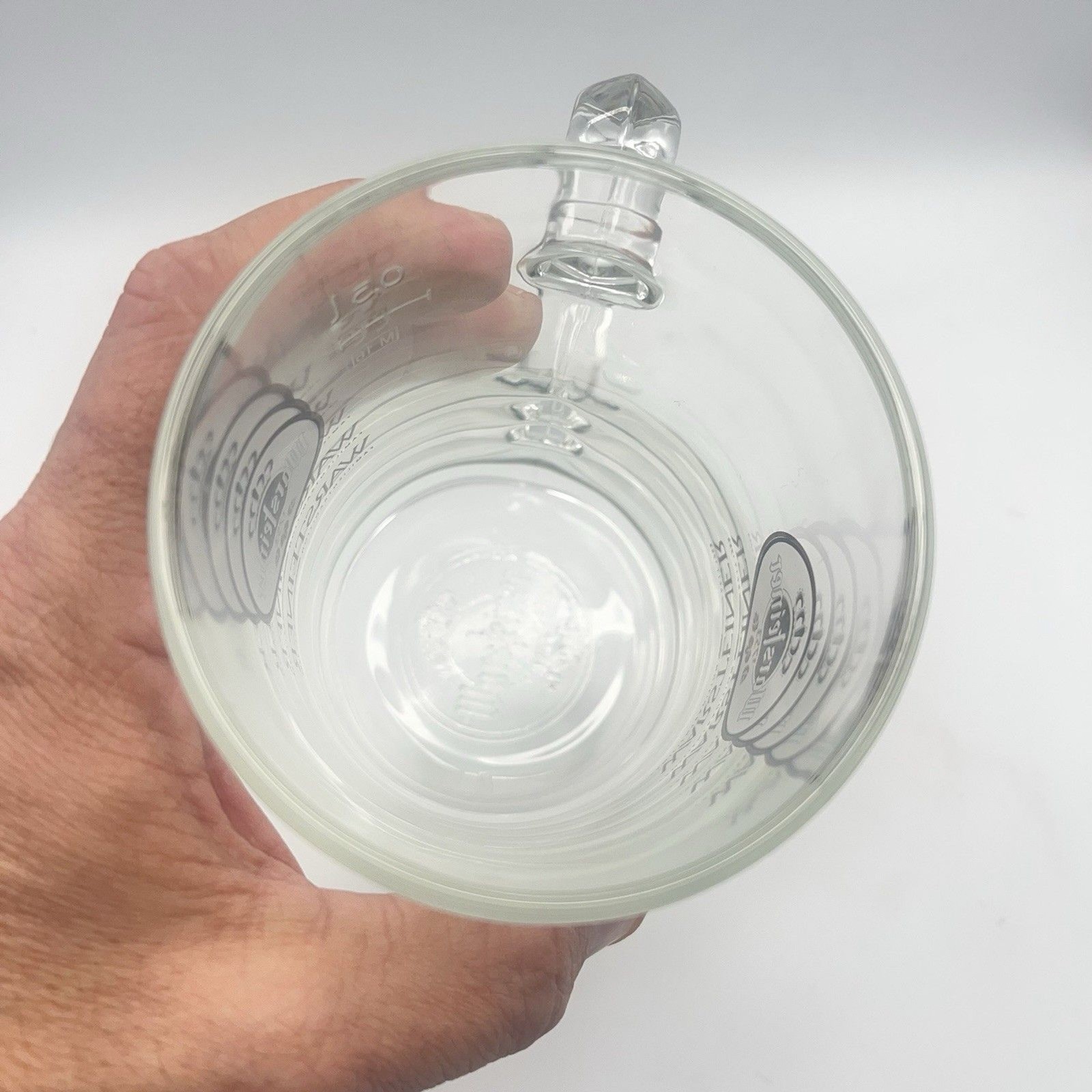 Warsteiner Brewery Germany Glass Beer Stein Mug Tankard Embossed .5L