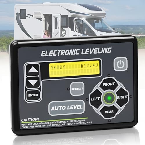 421484 RV Leveling System RV Control Panel with Automatic Level Adjustment
