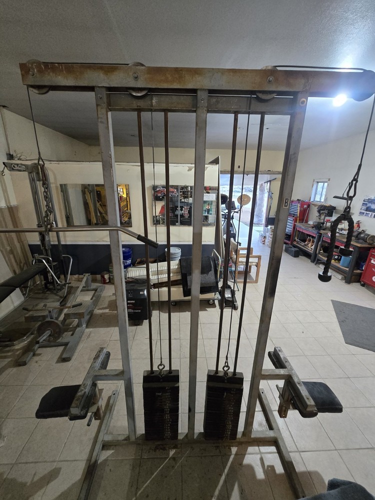 double cable pull down machine