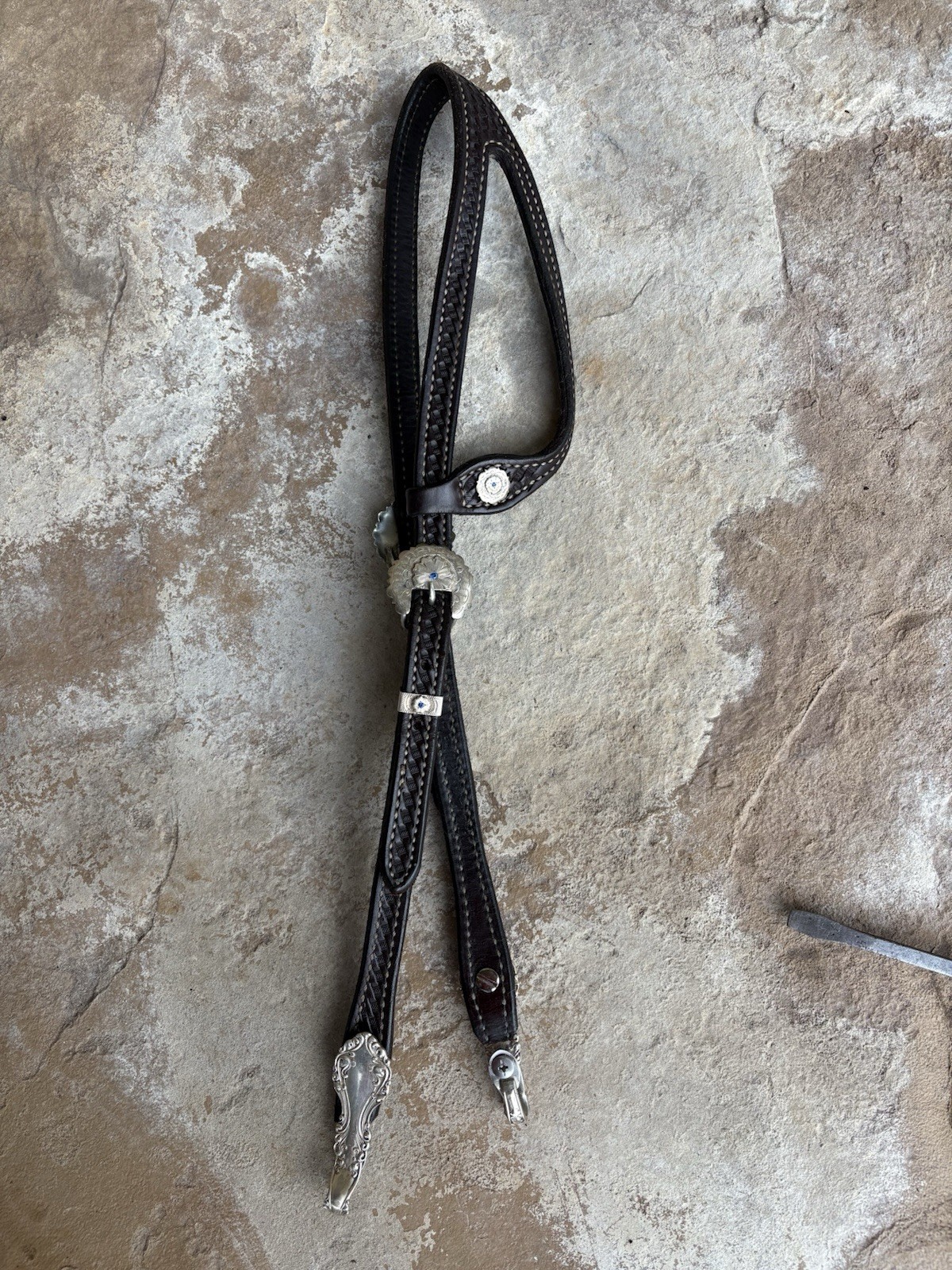 Vintage Billy Cook Headstall Sterling Silver Spoon Bit Hangers & Fleming Silver