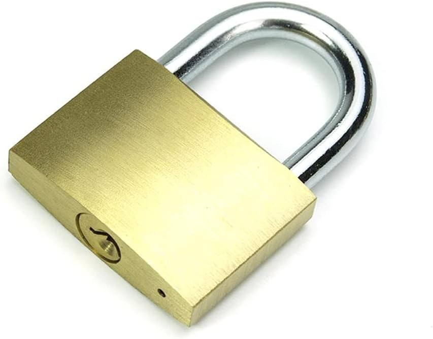 Solid Brass Same Keyed Padlock keyed Alike Locks of 25MM-12PACK, 25mm-12PACK
