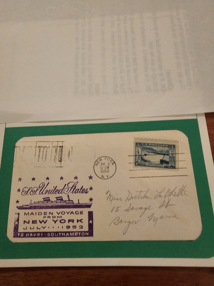 USPS FDC STAMP MAIDEN VOYAGE