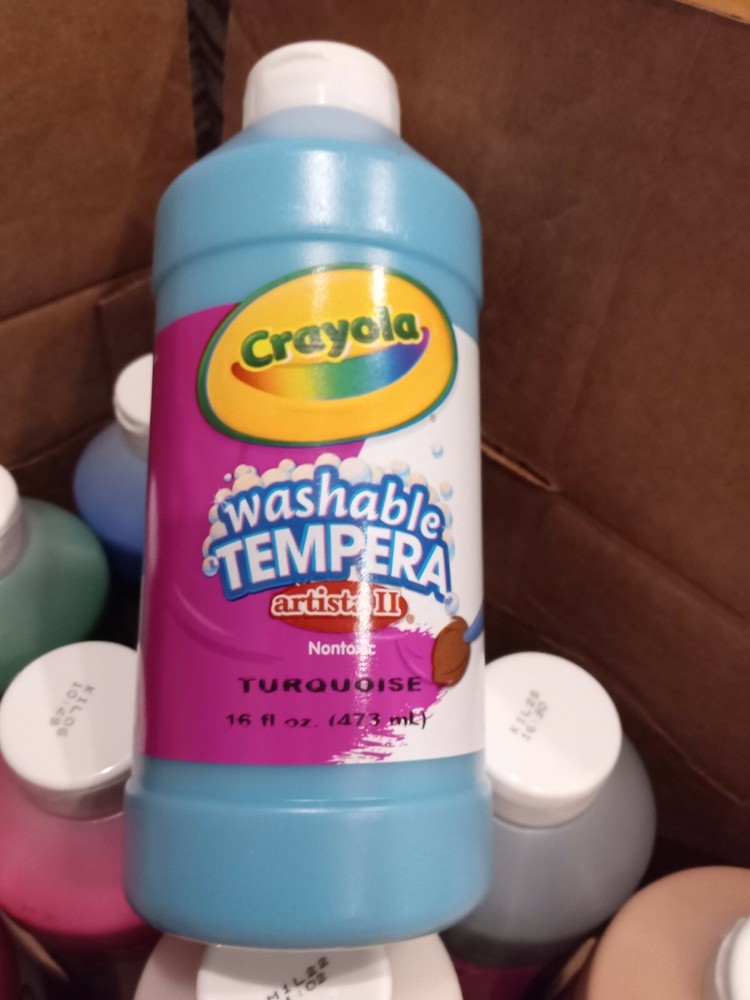 16-Oz. Crayola  Assorted Colors Washable Tempera Paint
