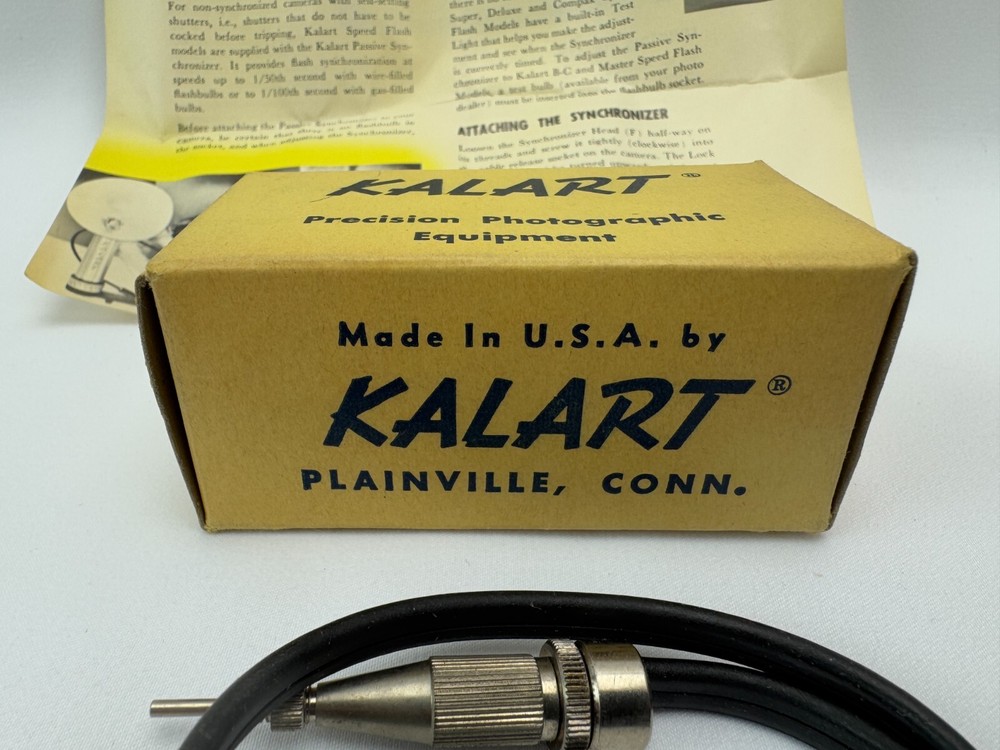 Kalart Passive Synchronizer Cord for Non-Synchronize Camera Self-Setting Shutter