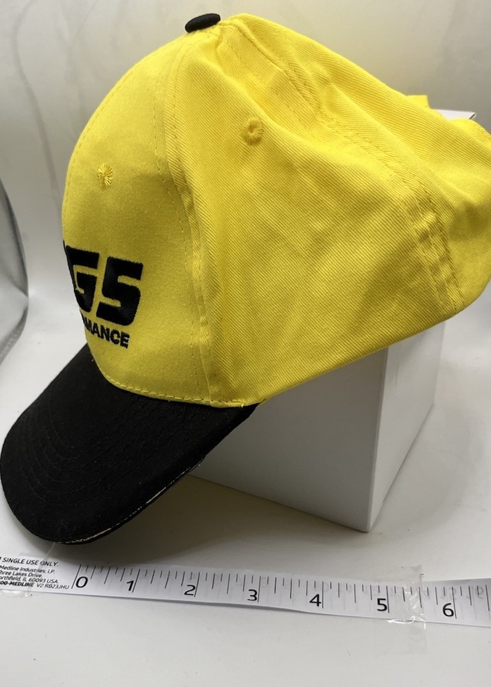 JEGS Performance Adjustable Strapback Cap One Size Embroidered Yellow/black