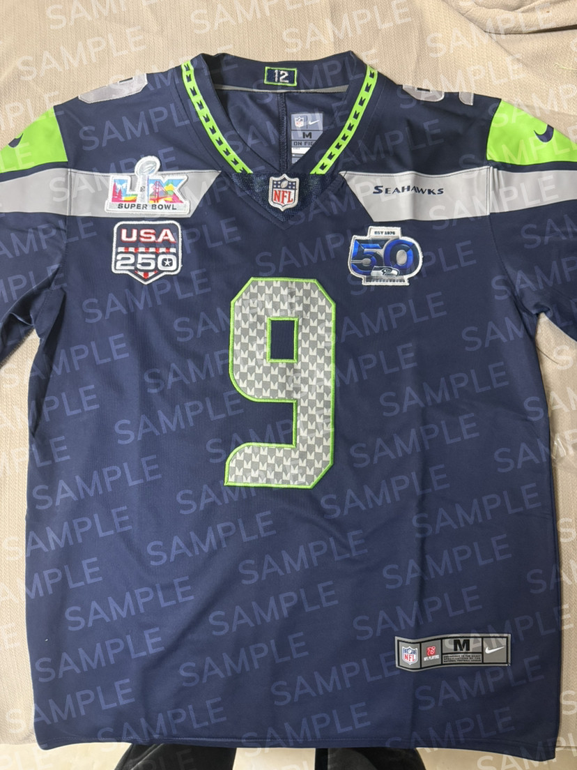Seattle Seahawks #3 Nick Emmanwori 50th Season Super Bowl LX Patch Game Jersey