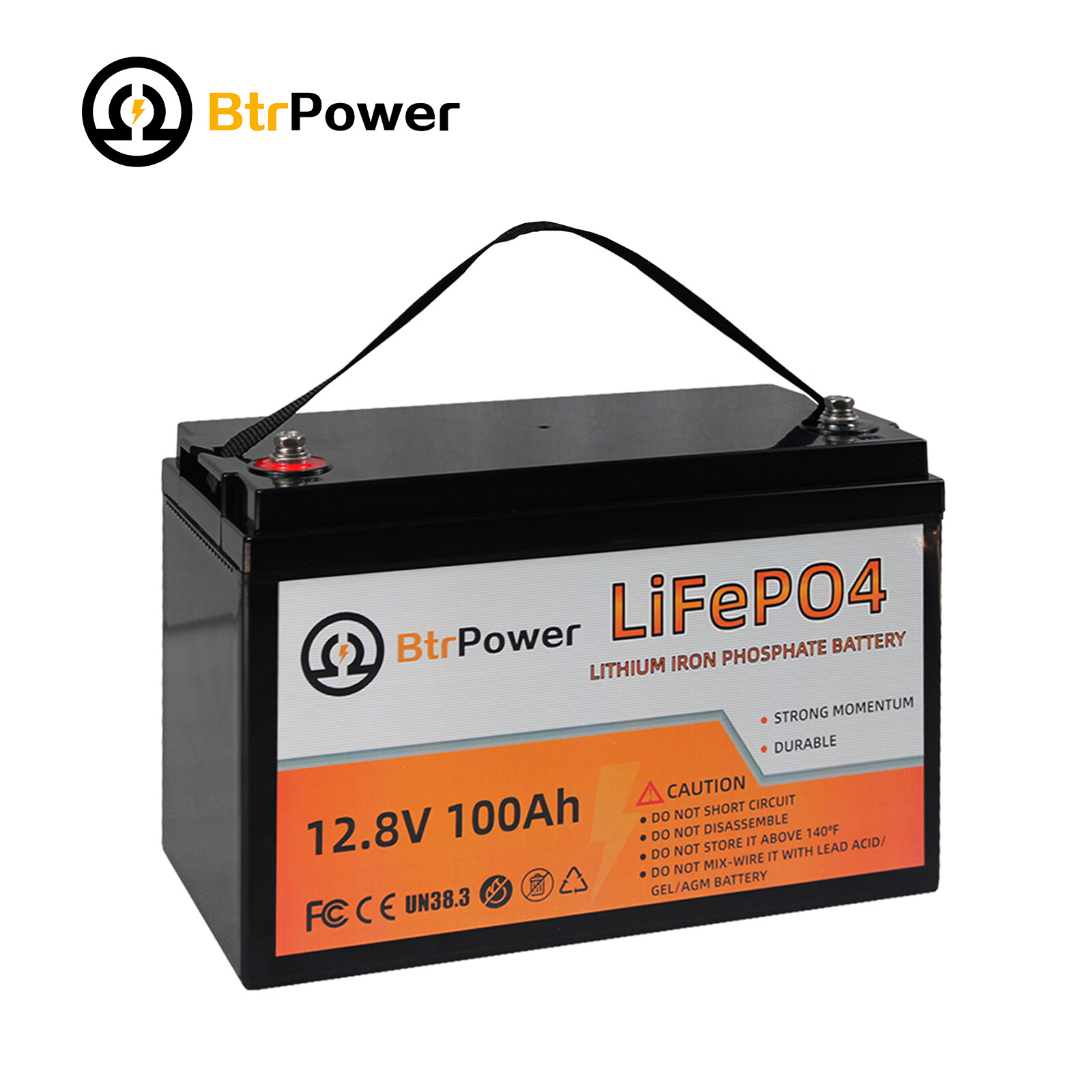 12V 50Ah 100Ah 140Ah LiFePO4 Lithium Iron Battery For Off-Grid RV Solar System