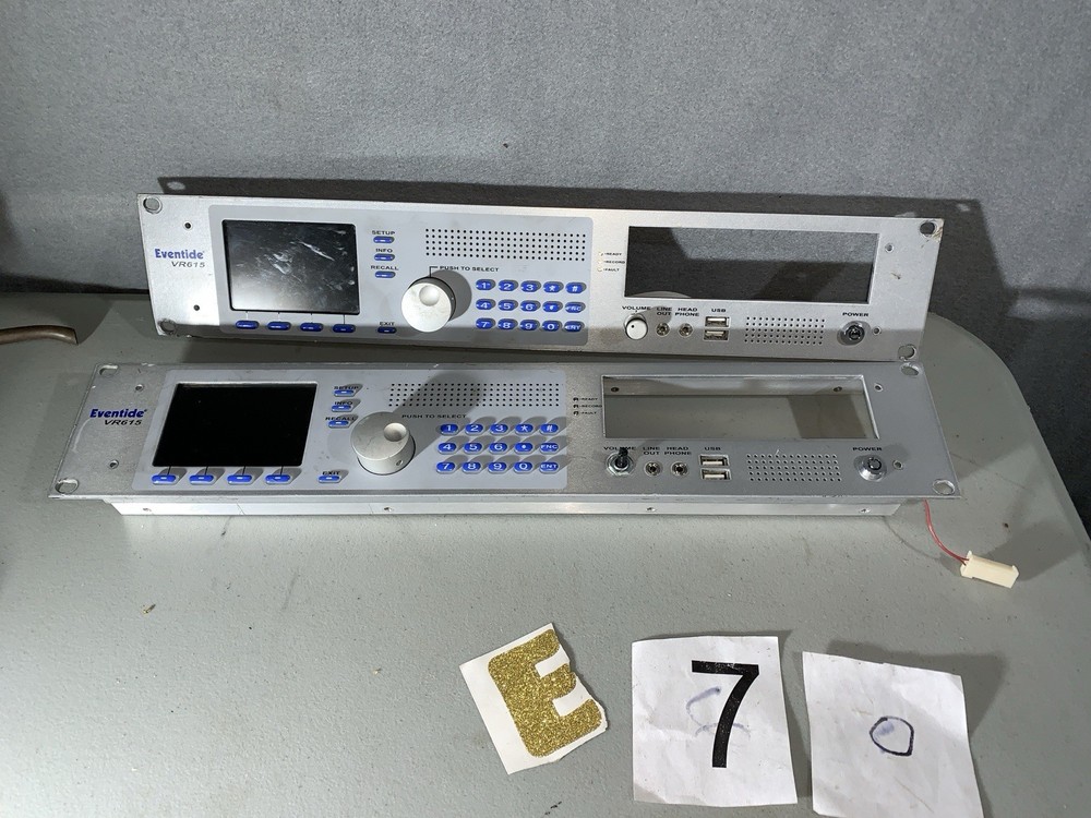 2 Eventide VR615 Server Face Plates Controls