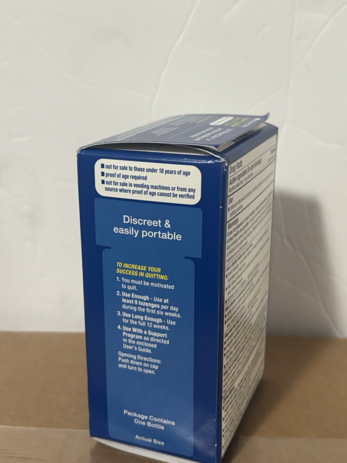 Case / 24 Box Of 20 CVS SUGAR FREE NICOTINE LOZENGE 4 mg ICE MINT 480 Total READ