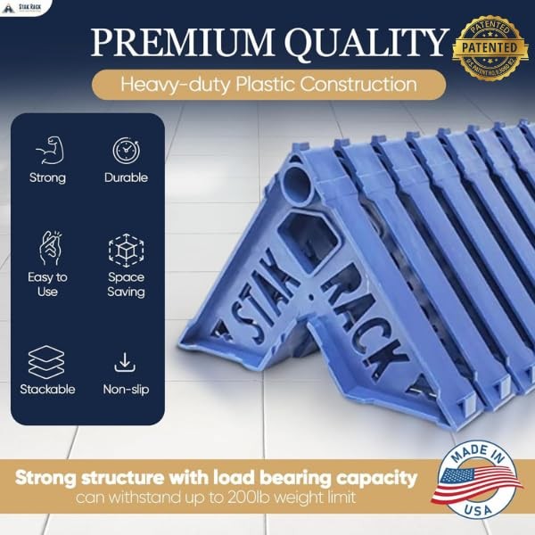 Stak Rack | 6 in 1 Painters Accessory Tool | Stacking Design | Paint Interior