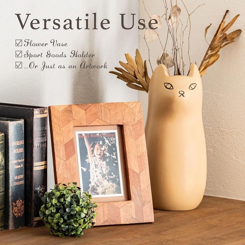 Cute Ceramic Cat Umbrella Stand Holder Stylish Storage Rack Home Office Decor US