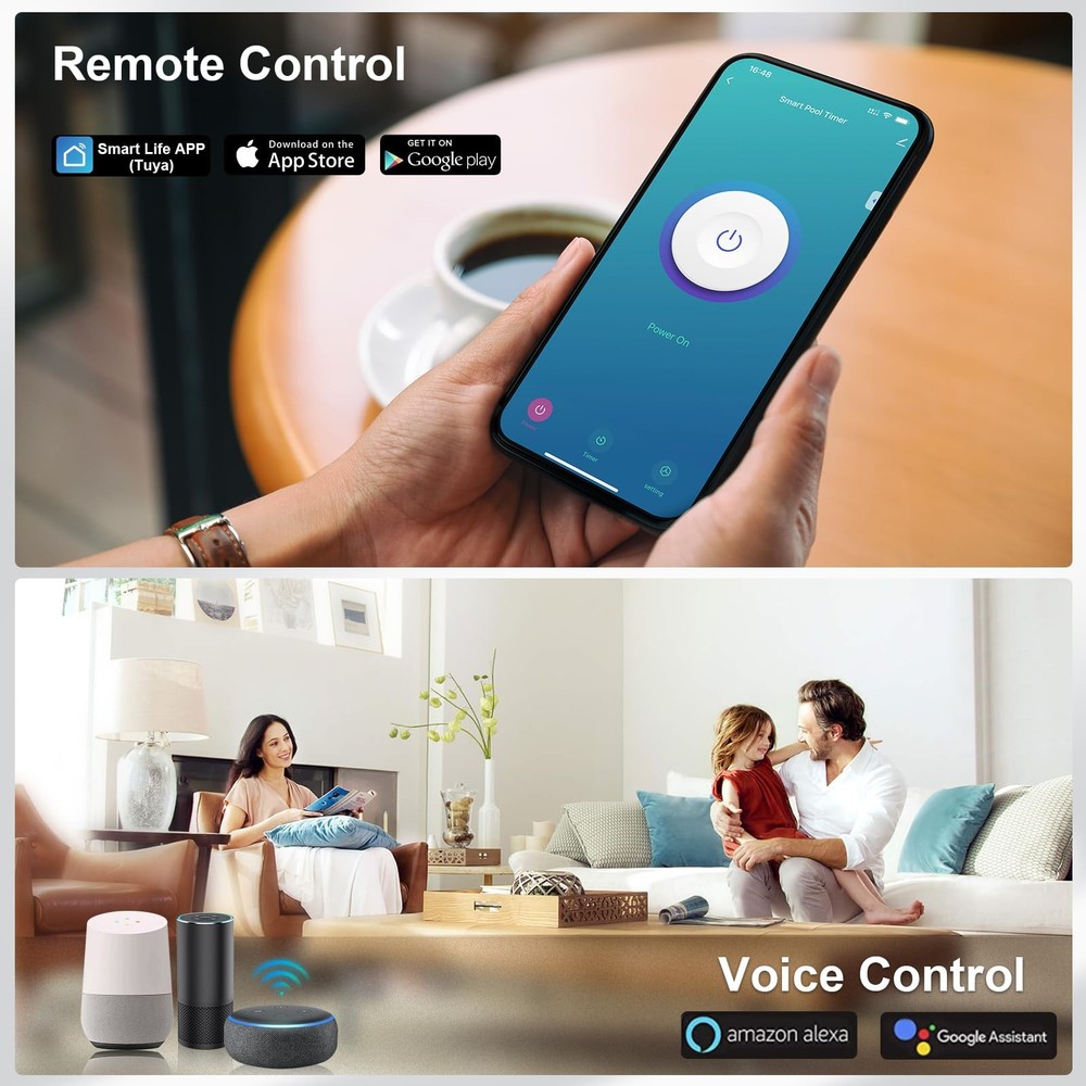 Control Your Pool Pump Remotely - WiFi Smart Timer 40 Amp