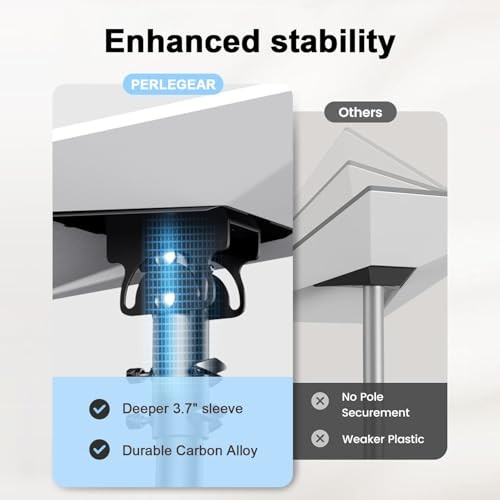 Starlink Gen 3 Pipe Adapter - Pole Mount Adjustable Adapter