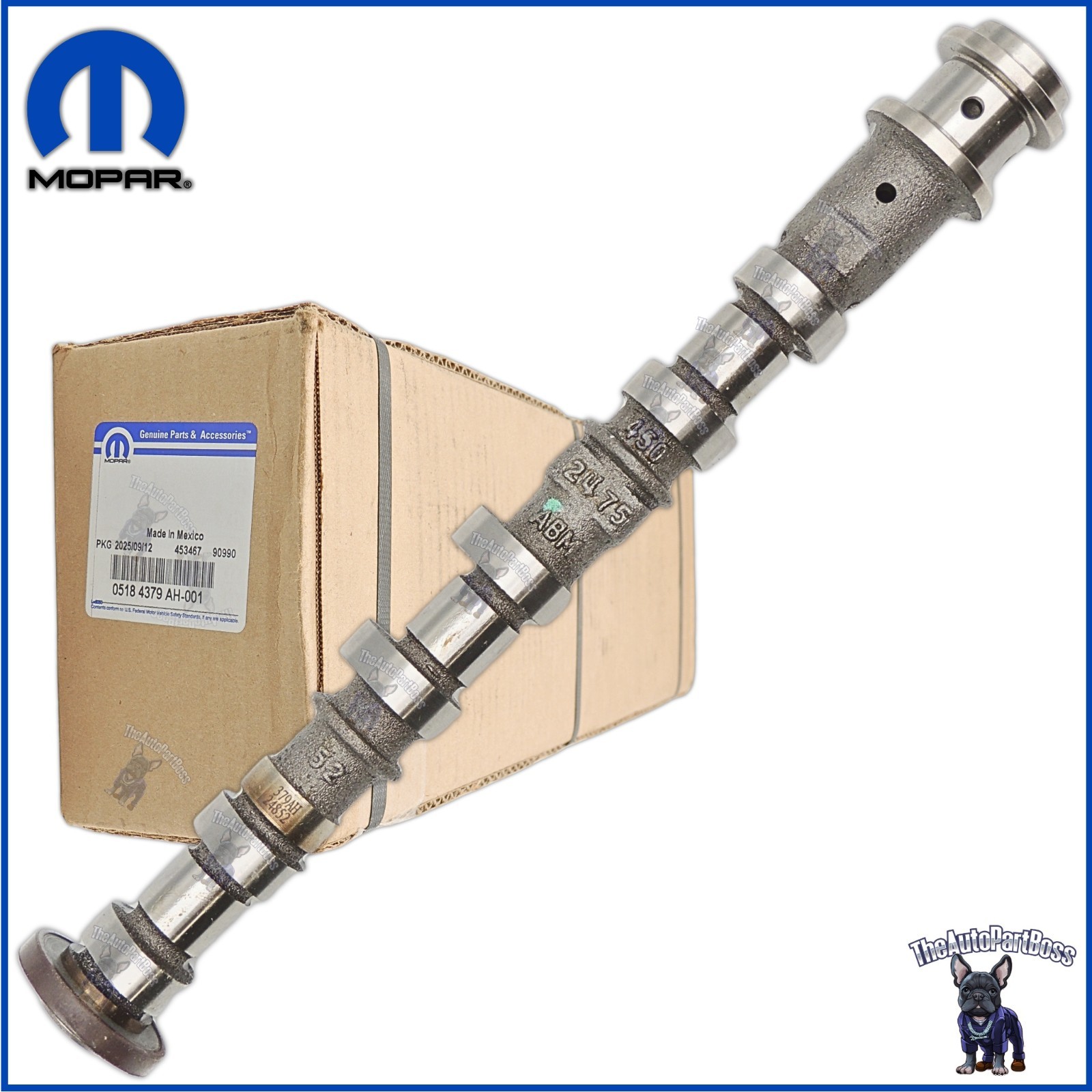 3.6L Intake Camshaft, Left Side OEM Mopar 05184379AH 5184379AH