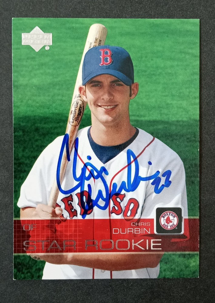 2003 Upper Deck SIGNED:  Chris Durbin, RED SOX #19