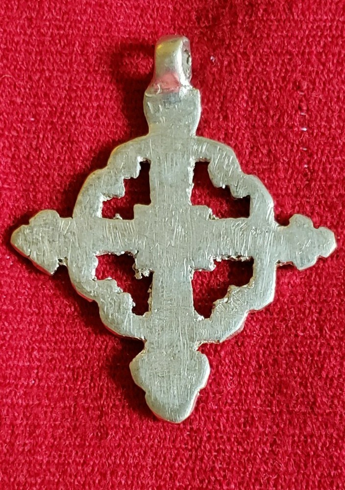 Ethiopian Orthodox Hinged Cross Pendant