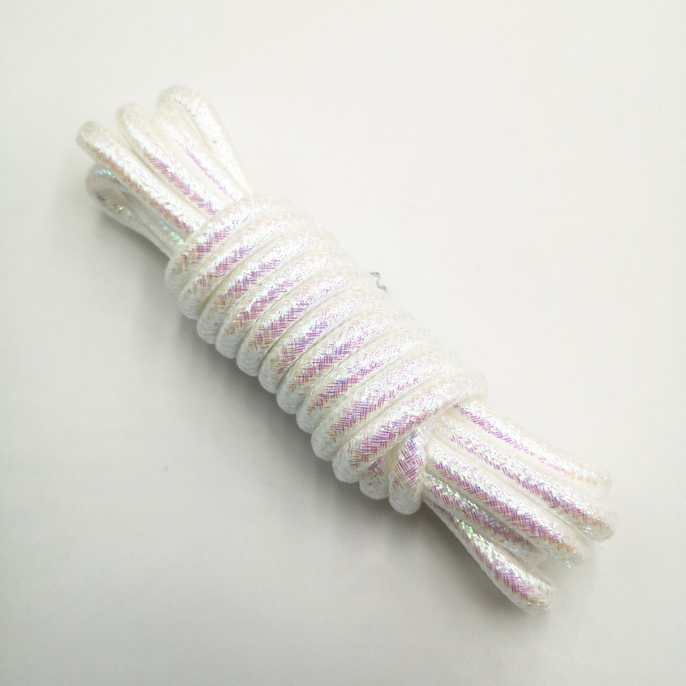 ROUND Holiday Fun Sparkly Glitter SHOE LACES Sneaker Casual Shoe Strings