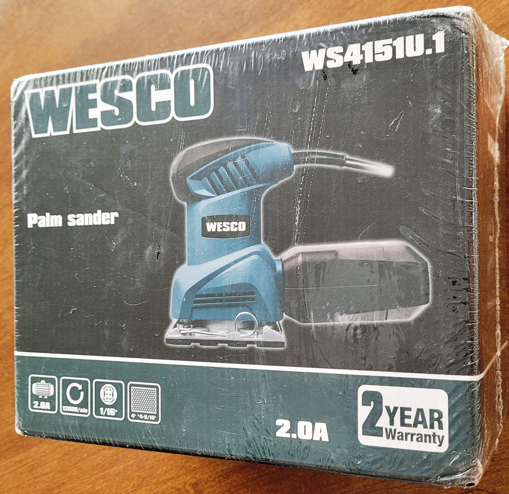 Wesco WS4151U.1 Palm Sander Sealed