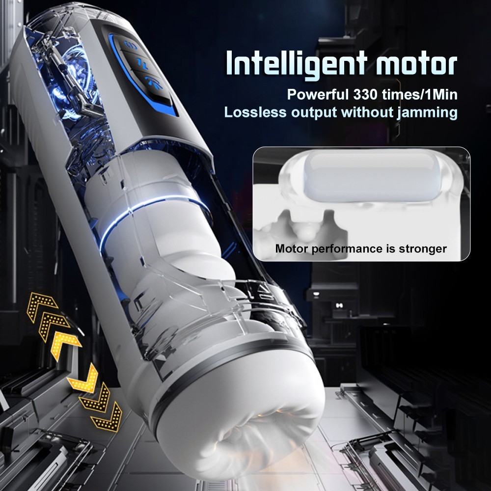 Male Masturbaters Automatic HandsFree Telescopic Cup Sucking Stroker Men Sex Toy