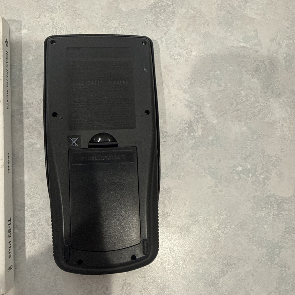 Texas instruments TI-83 plus graphing calculator Used Working with Handbook