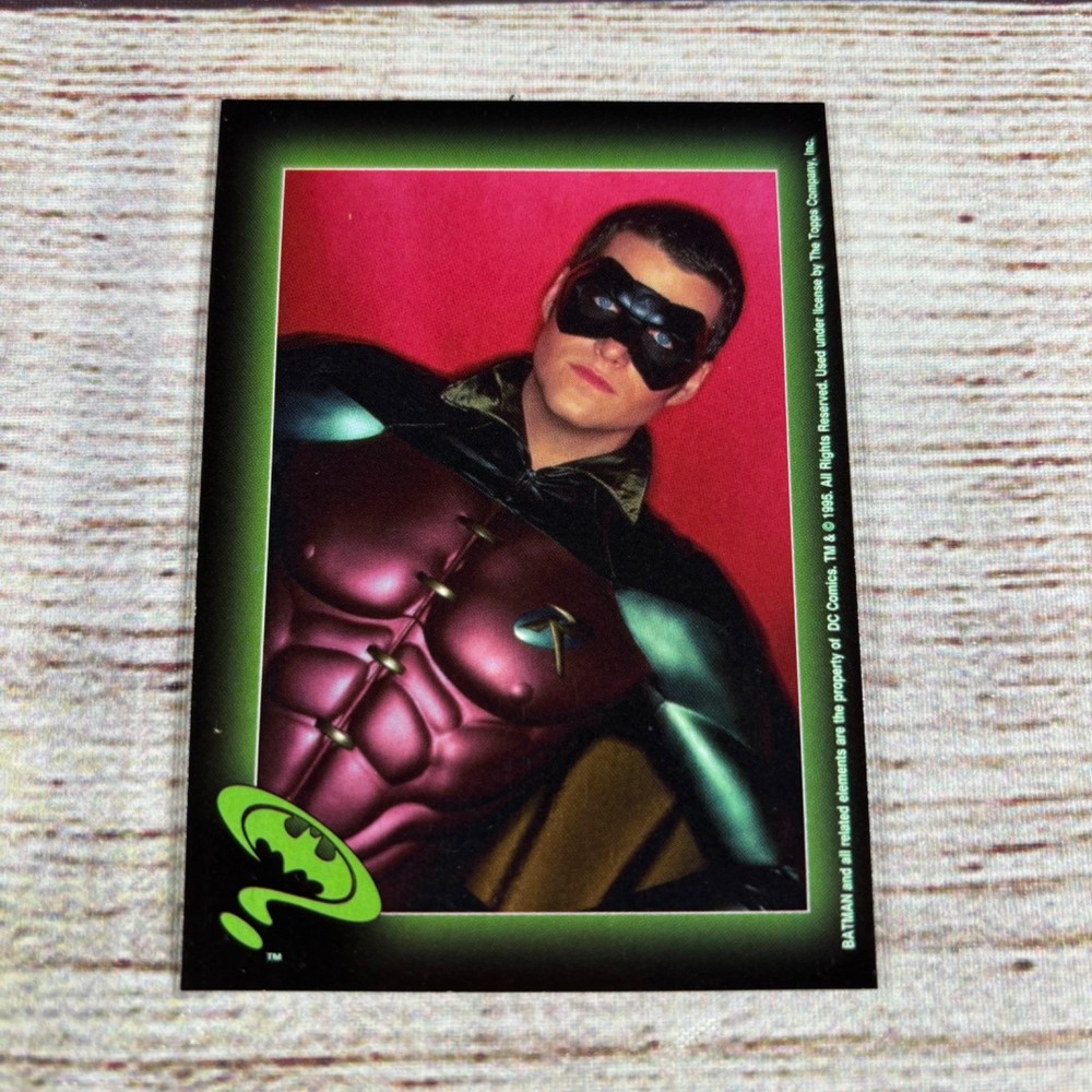 1995 Topps Batman Forever Sticker - #69 Robin