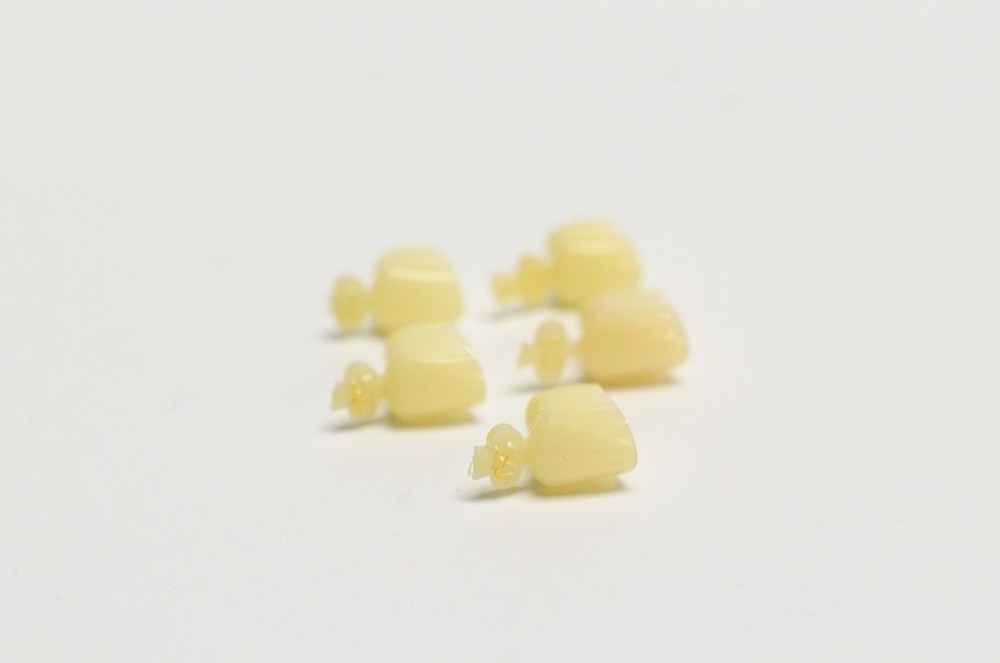 DENTAL POLYCARBONATE TEMPORARY CROWNS #50 SECOND (2ND) BICUSPIDS LARGE 5/PACK
