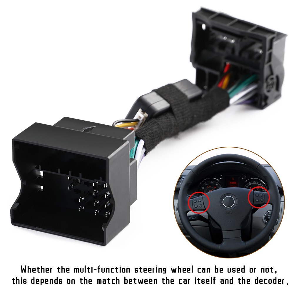 For RCD330 360PRO Multifunction Steering Wheel Button Control Simulator Adapter