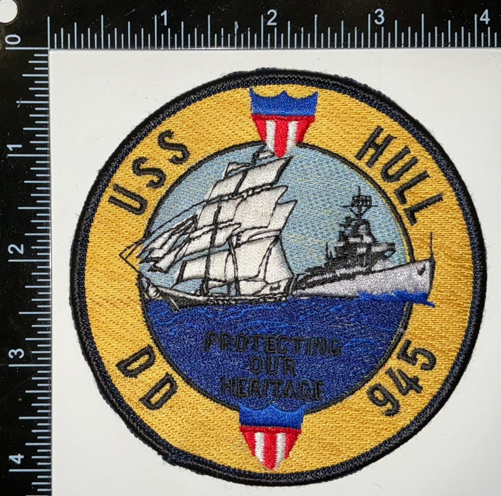 Cold War USN US Navy USS Hull DD-945 Patch