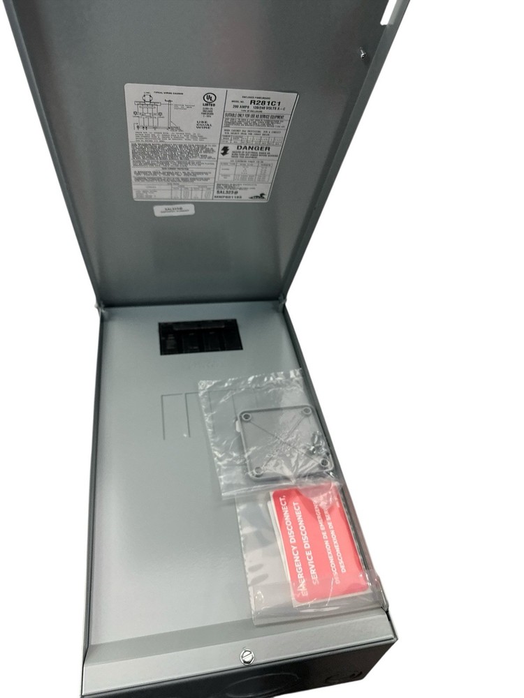 Midwest 200A Combination Ringless Meter Socket Main Breaker Load Center R281C1